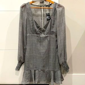 Forever 21, gingham/plaid dress, size S